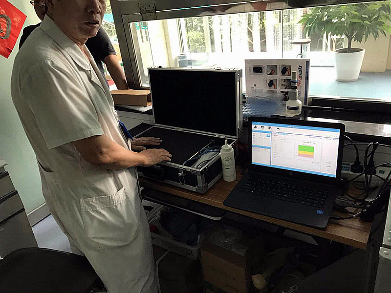 便携式骨密度检测仪被北京丰台区某保健医院采购 在康复科检测门诊
