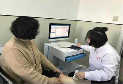 老年体检必查项目便捷式骨密度检测仪品牌在湖南体检中心安装使用中